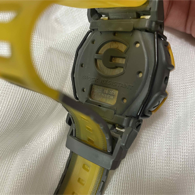 G-SHOCK(ジーショック)の【G-SHOCK】CASIO DW003 X-treme イエロー×グレー系 メンズの時計(腕時計(デジタル))の商品写真