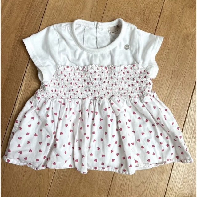 petit main(プティマイン)のpetit main 女の子　80サイズ　4点セット キッズ/ベビー/マタニティのベビー服(~85cm)(Ｔシャツ)の商品写真