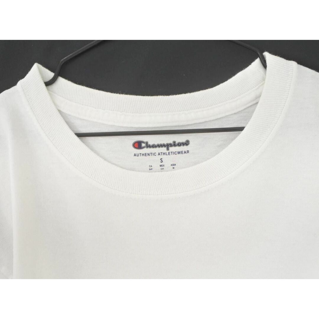 Champion(チャンピオン)のChampion チャンピオン クルーネック 半袖 Tシャツ sizeS/白 ■◆ レディース レディースのトップス(Tシャツ(半袖/袖なし))の商品写真