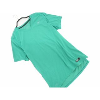 ナイキ(NIKE)のNIKE ナイキ Vネック Tシャツ sizeS/緑 ■◆ メンズ(Tシャツ/カットソー(半袖/袖なし))