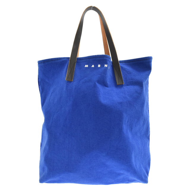 Marni - MARNI マルニ FLOCKED DENIM AND COTTON TOTE BAG 2トーン デニム切替トートバッグ