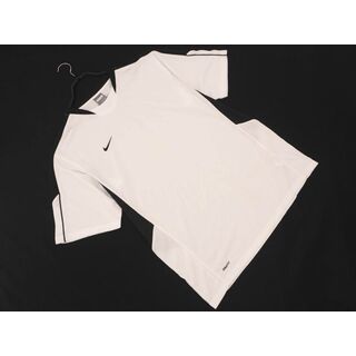ナイキ(NIKE)のNIKE ナイキ フィットドライ トレーニングウェア Tシャツ sizeL/白ｘ黒 ■◆ メンズ(Tシャツ/カットソー(七分/長袖))