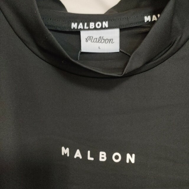 マルボン　Malbongolf  モックネック ブラック L スポーツ/アウトドアのゴルフ(ウエア)の商品写真