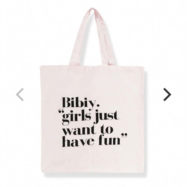 BIBIY. PINK TOTE BAG