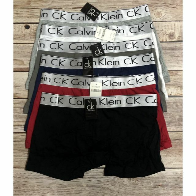 ck Calvin Klein(シーケーカルバンクライン)の カルバンクライン　ボクサーパンツセット M　6点6カラー メンズのアンダーウェア(ボクサーパンツ)の商品写真