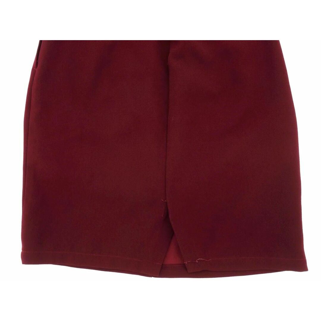 heather(ヘザー)のHeather ヘザー タイト スカート sizeF/赤 ■■ レディース レディースのスカート(ひざ丈スカート)の商品写真