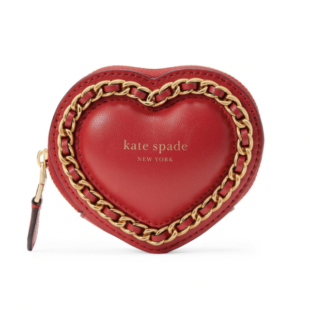 kate spade new york(ケイトスペードニューヨーク)の・新品・ケイトスペード・kate spade・3Dハート・財布 レディースのファッション小物(コインケース)の商品写真