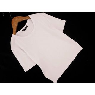 ザラ(ZARA)のZARA ザラ ショート丈 カットソー sizeL/白 ■◆ レディース(カットソー(半袖/袖なし))