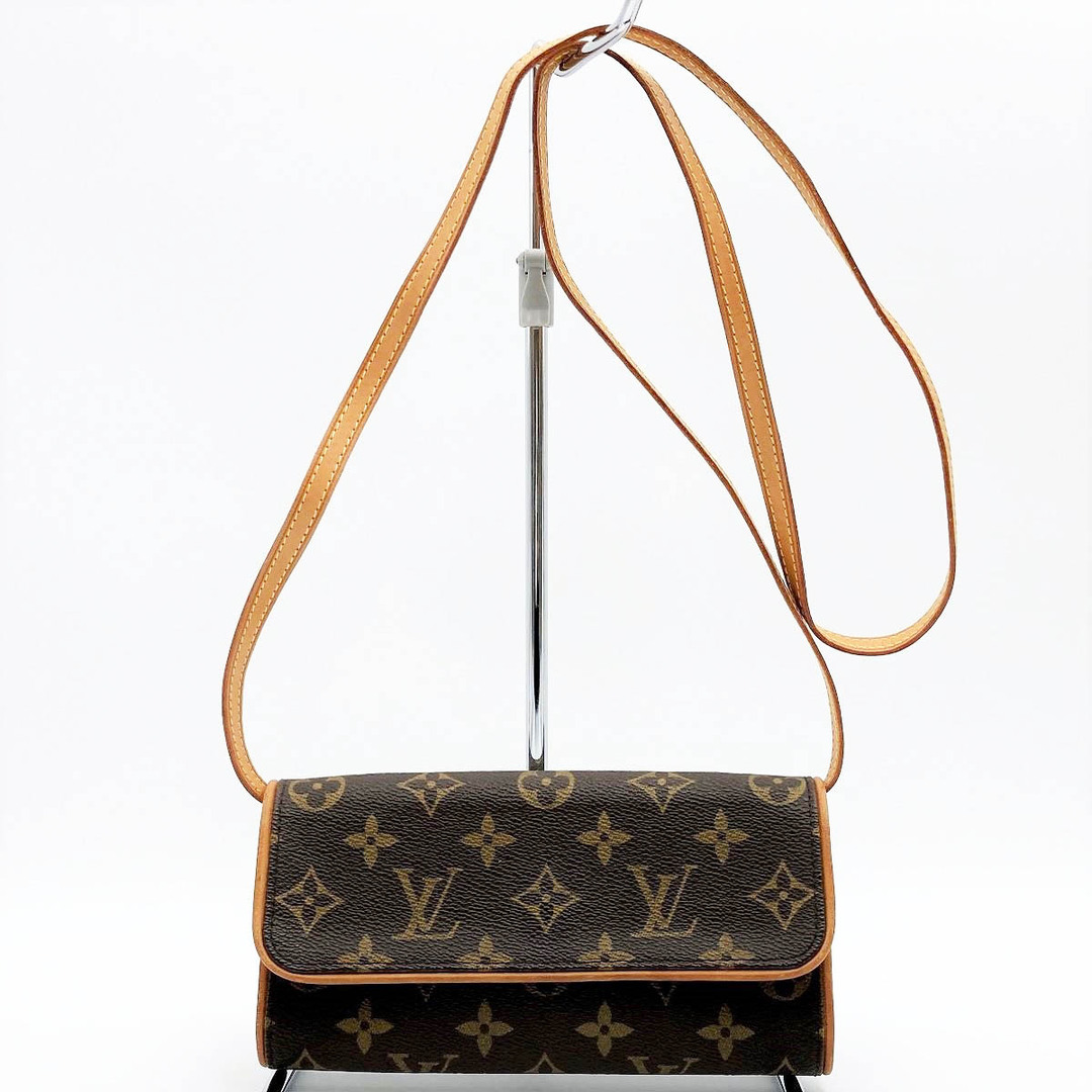 セール 美品 LOUIS VUITTON ルイ・ヴィトン ポシェットツインPM モノグラム ショルダーバッグ 斜め掛け バッグ レディース ファッション PVC M51854 USED