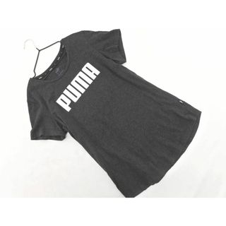 プーマ(PUMA)のPUMA プーマ ロゴ プリント Tシャツ sizeM/グレー ■◆ レディース(Tシャツ(半袖/袖なし))