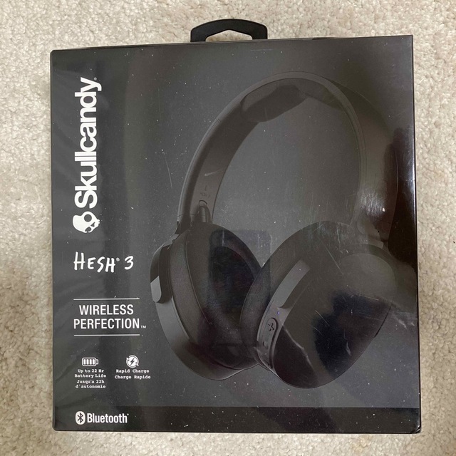 Skullcandy Hesh 3 ワイヤレスヘッドホン S6HTW-K033 スマホ/家電/カメラのオーディオ機器(ヘッドフォン/イヤフォン)の商品写真