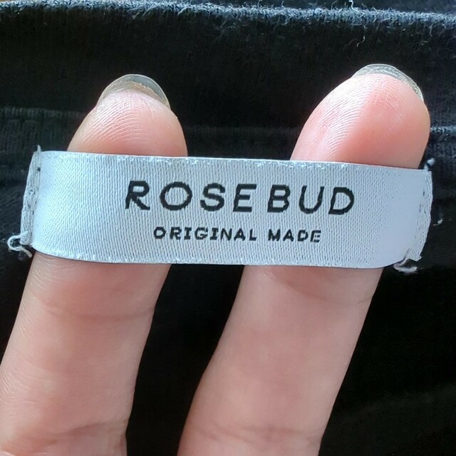 ROSE BUD(ローズバッド)のROSE BUD / ローズ バッド   プリーツ切り替えワンピー  ブラックス レディースのワンピース(ひざ丈ワンピース)の商品写真