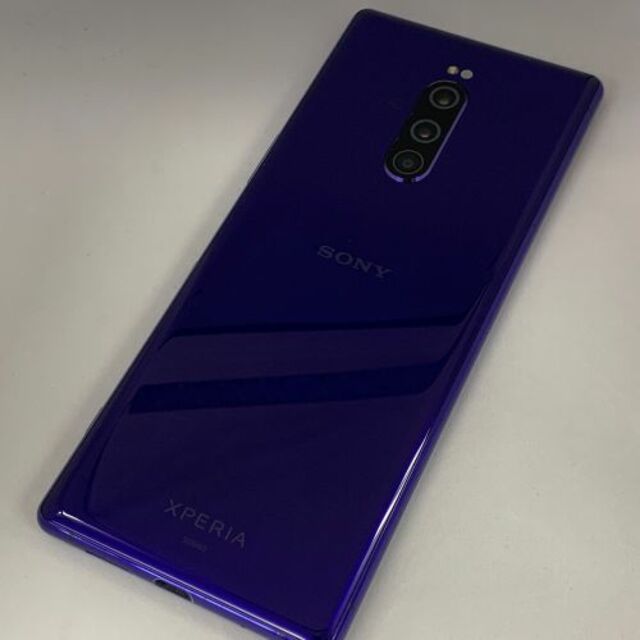 品】Xperia 1 SIMロック解除済 パープル