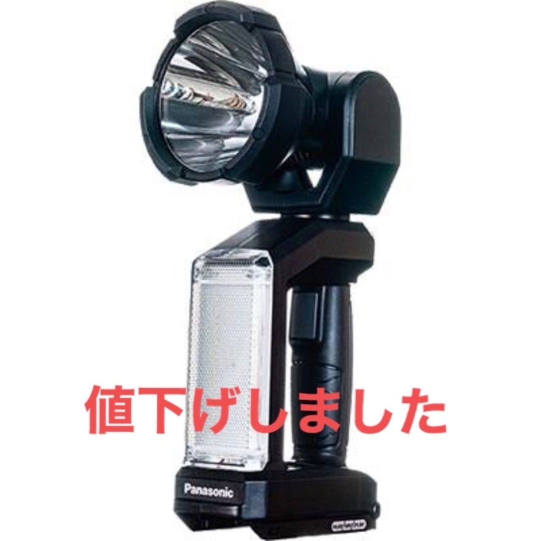 Panasonic(パナソニック)のLEDスポットワイドライト　EZ37C6X-B 黒色 自動車/バイクのバイク(工具)の商品写真