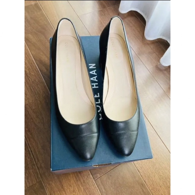 Cole Haan - COLE HAAN 牛革 パンプス 黒 コールハーン 23cm