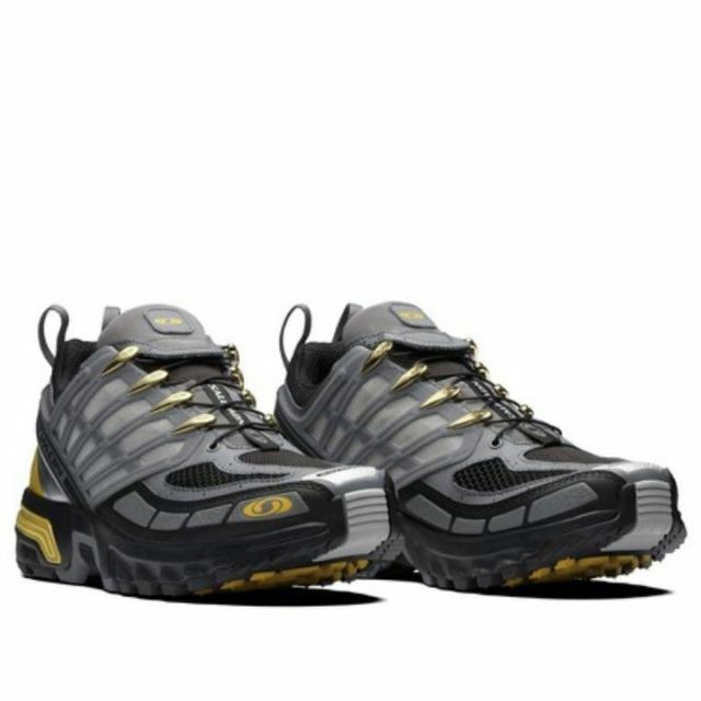 スニーカー Salomon ACS Pro Advanced 28 グレー イエロー 16000円