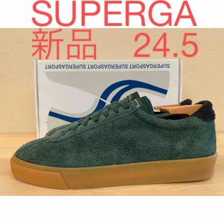 SUPERGA - 新品 スペルガ スエード レザースニーカー ガムソール