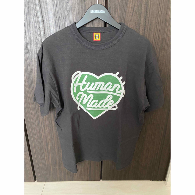 HUMAN MADE(ヒューマンメイド)のHuman Made HEART Tシャツ ブラック Lサイズ メンズのトップス(Tシャツ/カットソー(半袖/袖なし))の商品写真