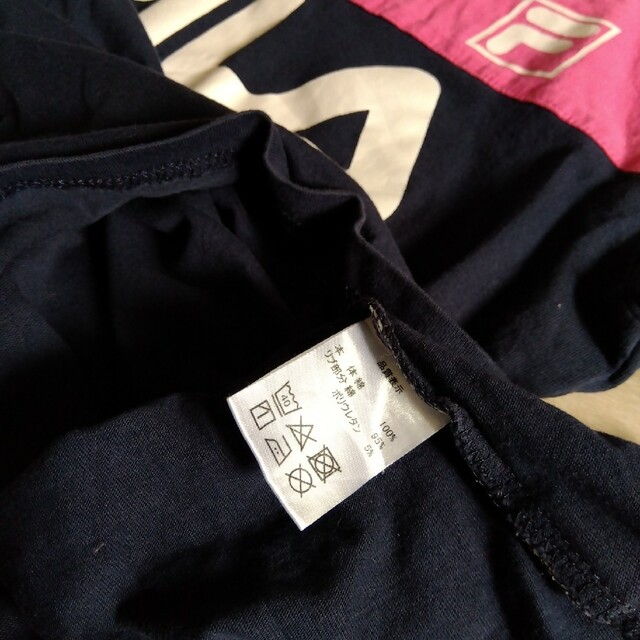 FILA(フィラ)のFILA　150 半袖　Tシャツ　夏服　スポーツ　ピンク　ネイビー キッズ/ベビー/マタニティのキッズ服男の子用(90cm~)(Tシャツ/カットソー)の商品写真