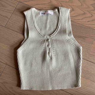 ザラ(ZARA)のリブノースリーブ / ZARA(タンクトップ)