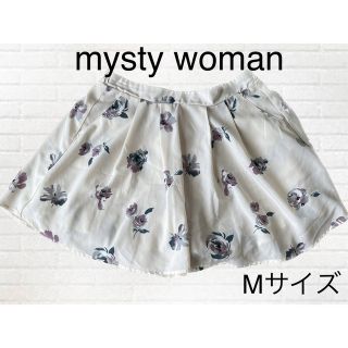 ミスティウーマン(mysty woman)の【mysty woman】花柄ミニスカート インナーパンツ付(ミニスカート)