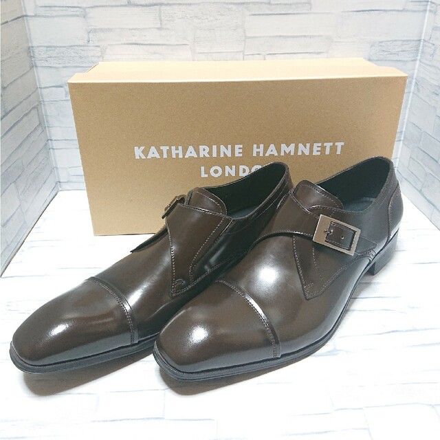 KATHARINE HAMNETT(キャサリンハムネット)の新品未使用 KATHARINE HAMNETT キャサリン・ハムネット 革靴 メンズの靴/シューズ(ドレス/ビジネス)の商品写真