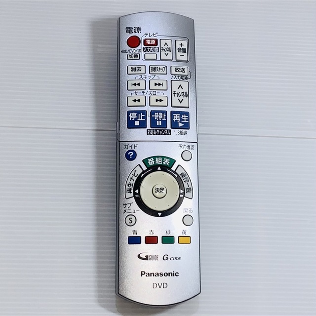 Panasonic(パナソニック)のPanasonic  DVDレコーダー用リモコン EUR7658YE0 スマホ/家電/カメラのテレビ/映像機器(その他)の商品写真