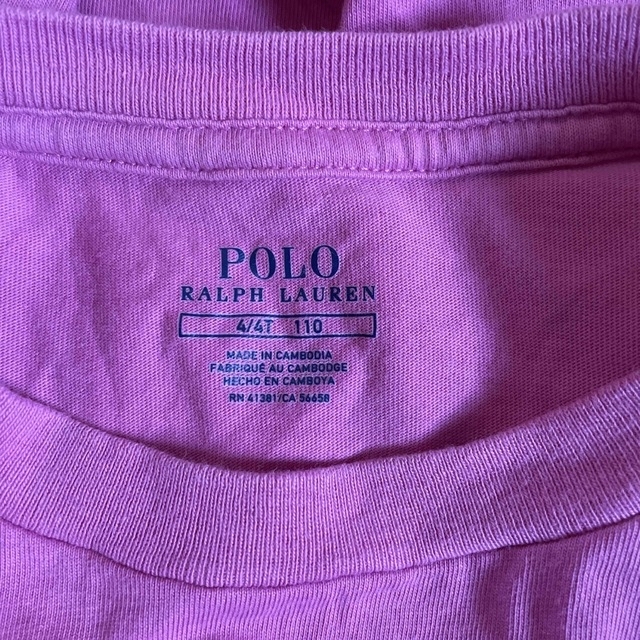 POLO RALPH LAUREN(ポロラルフローレン)のポロラルフローレン／キッズ/tシャツ キッズ/ベビー/マタニティのキッズ服女の子用(90cm~)(Tシャツ/カットソー)の商品写真