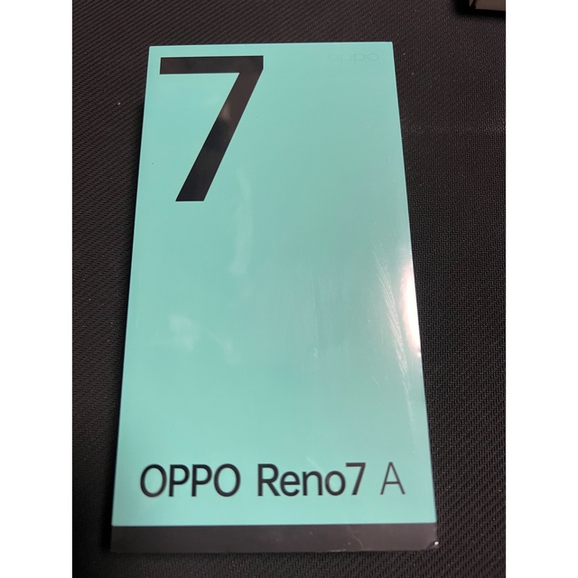 OPPO(オッポ)の【新品未開封】OPPO Reno7 A スターリーブラック スマホ/家電/カメラのスマートフォン/携帯電話(スマートフォン本体)の商品写真