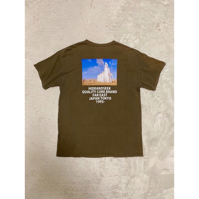 HIDE AND SEEK(ハイドアンドシーク)のHIDE AND SEEK CHURCH S/S Tee OD メンズのトップス(Tシャツ/カットソー(半袖/袖なし))の商品写真