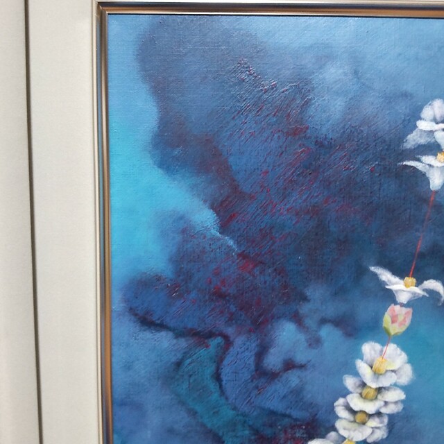 291 絵画 油彩 油絵 静物画 仁科会会員 永井忠雄 椿 額装 額縁付き 291 絵画 油彩 油絵 静物画 仁科会会員 永井忠雄 椿 額装 額縁付き