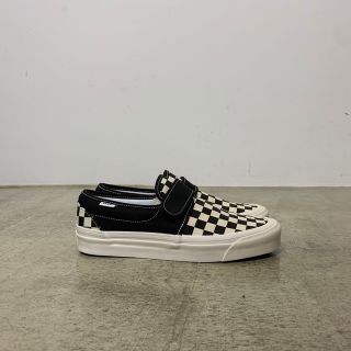 ヴァンズ(VANS)のVANS Anaheim style47 slip on 黒 白 25.5 (スニーカー)