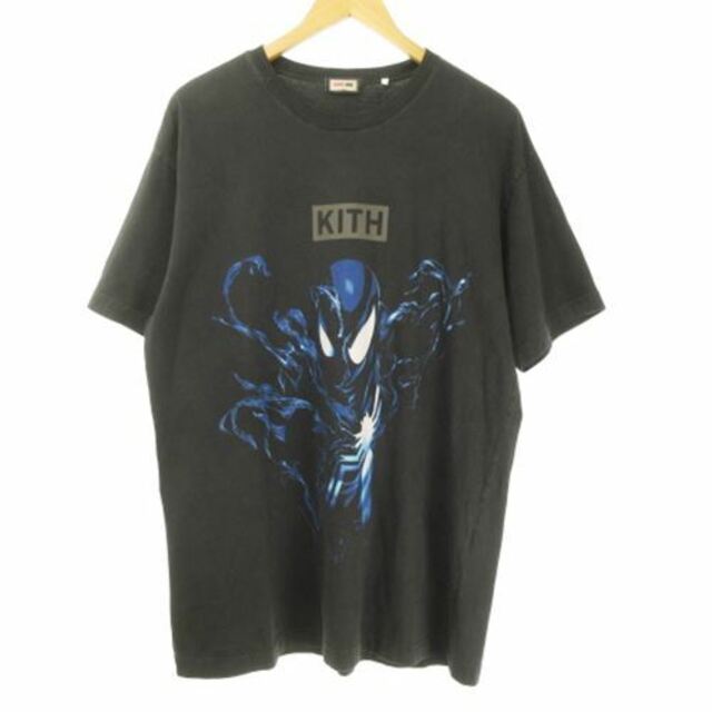 キス KITH NYC Kith Spider-Man Vintage T 黒56cm着丈