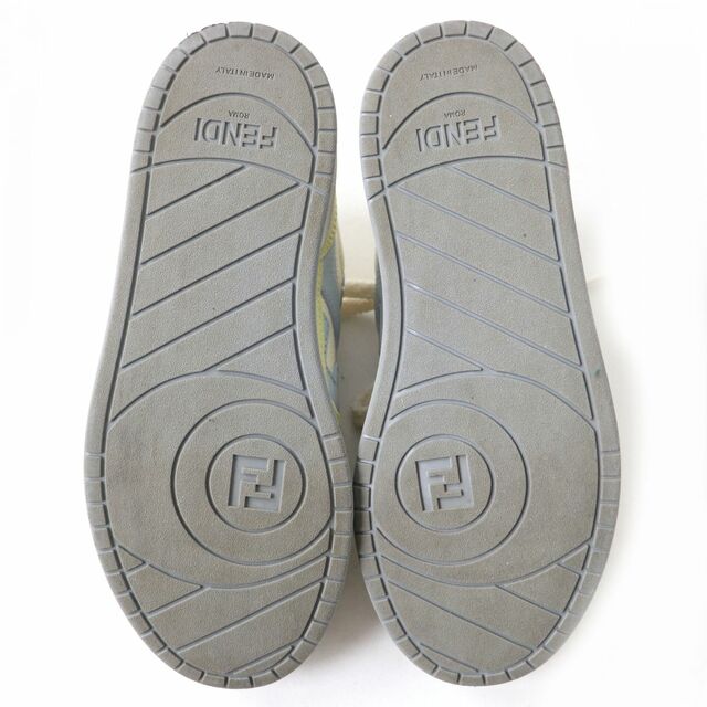 FENDI(フェンディ)の美品△イタリア製 FENDI フェンディ 8E8252 AI1N MATCH Sneakers FFロゴ スニーカー パステルカラー マルチカラー レディース 35 箱・袋付 レディースの靴/シューズ(スニーカー)の商品写真