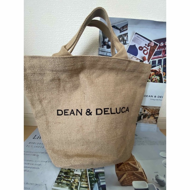 DEAN & DELUCA(ディーンアンドデルーカ)の★DEAN&DELUCA ジュートトートバッグ Ｓサイズ 数量限定 完売★★ レディースのバッグ(トートバッグ)の商品写真