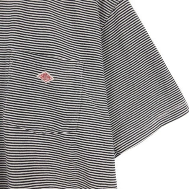 DANTON(ダントン)のダントン Tシャツ カットソー 半袖 クルーネック ボーダー 44 ネイビー系 メンズのトップス(Tシャツ/カットソー(半袖/袖なし))の商品写真