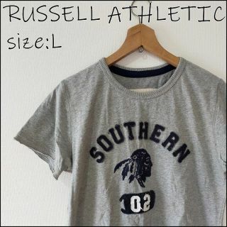 ラッセルアスレティック(Russell Athletic)のラッセルアスレティック SOUTHERN Tシャツ メンズ グレー L(Tシャツ/カットソー(半袖/袖なし))