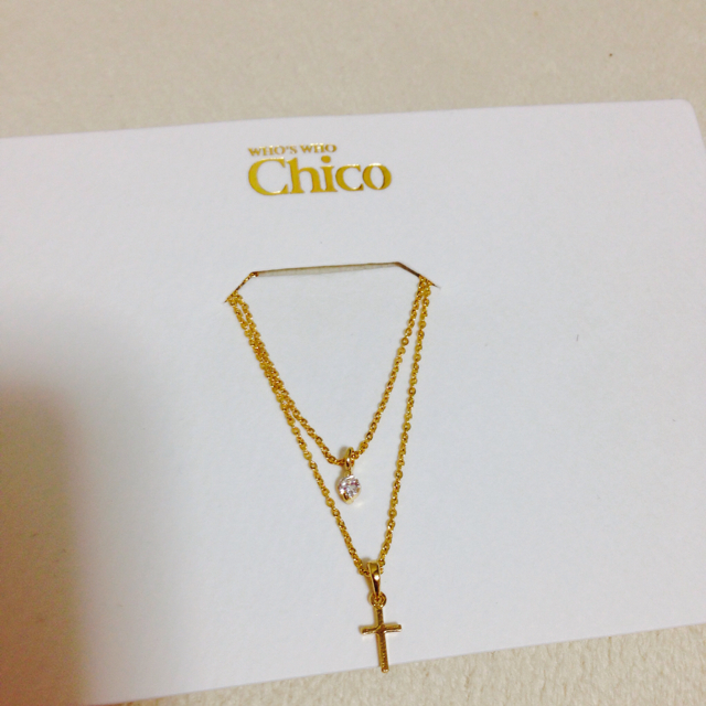 who's who Chico(フーズフーチコ)のchico2連ネックレス レディースのアクセサリー(ネックレス)の商品写真