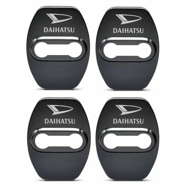 [黒4個]DAIHATSU系　TAFT系 タフト　ストライカー　ドアロックカバー
