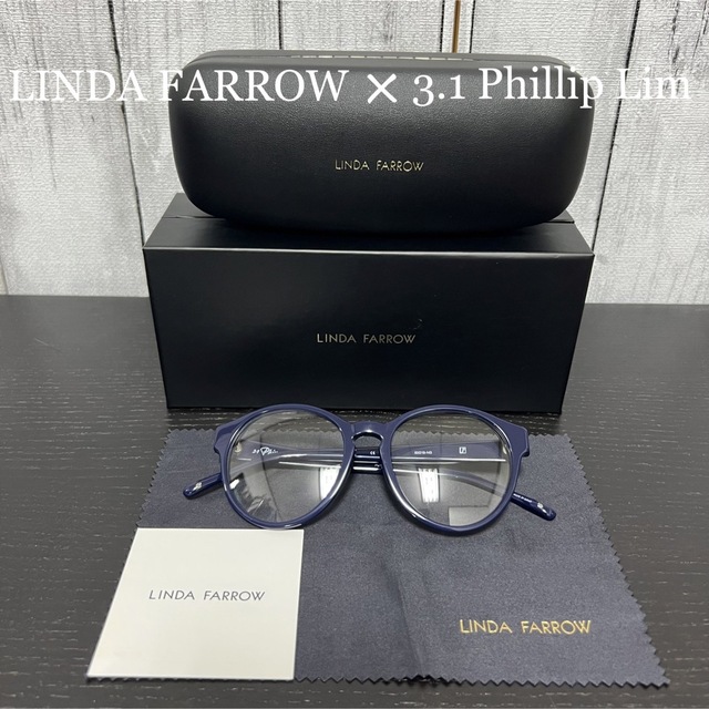 未使用！LINDA FARROW×3.1 Phillip Lim コラボメガネ。