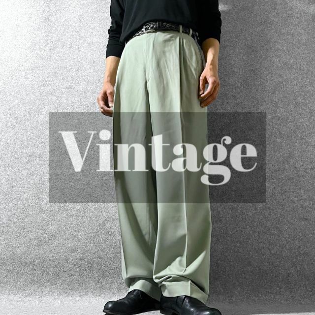 vintage ワイドスラックス