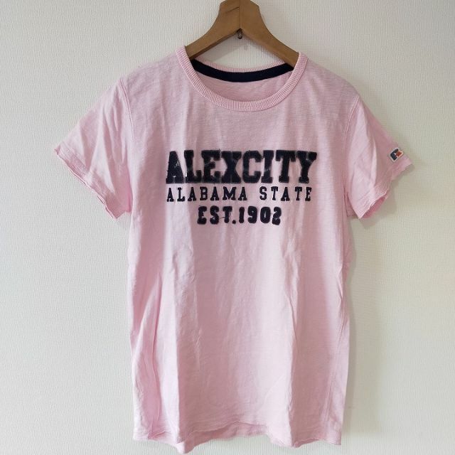 Russell Athletic(ラッセルアスレティック)のラッセルアスレティック ALEXCITY Tシャツ メンズ ピンク M メンズのトップス(Tシャツ/カットソー(半袖/袖なし))の商品写真