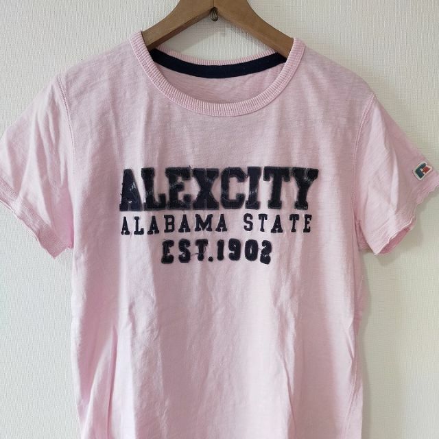 Russell Athletic(ラッセルアスレティック)のラッセルアスレティック ALEXCITY Tシャツ メンズ ピンク M メンズのトップス(Tシャツ/カットソー(半袖/袖なし))の商品写真