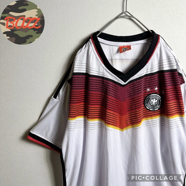 セール品 2002 ワールドカップ Tシャツ adidas サッカー ＬサイズーO