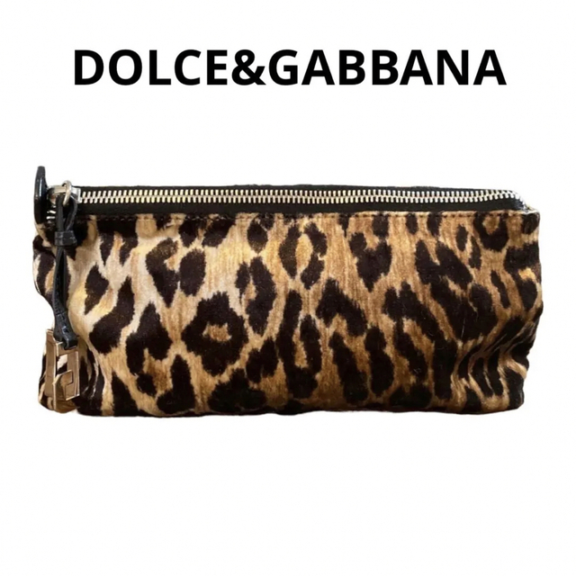 ドルチェ&ガッバーナ DOLCE&GABBANA レオパードポーチ