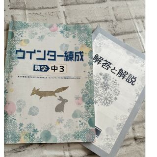 ウィンター練成数学中3(語学/参考書)