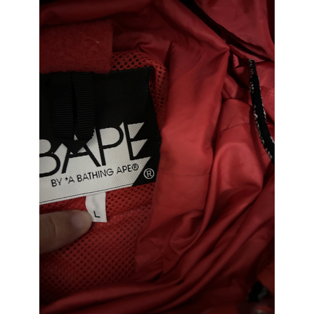 激レアL!BAPE初期カラーカモスノボジャケット赤迷彩 | gulatilaw.com
