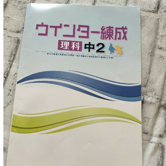 ウィンター練成中学2年理科 エンタメ/ホビーの本(語学/参考書)の商品写真