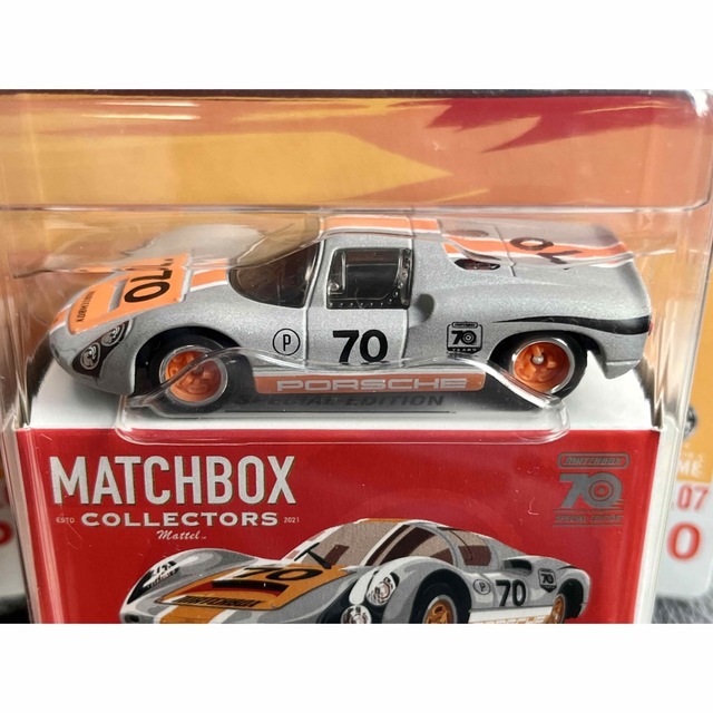 Porsche(ポルシェ)のマッチボックス 70周年 コレクターズ ポルシェ 910 PORSCHE エンタメ/ホビーのおもちゃ/ぬいぐるみ(ミニカー)の商品写真
