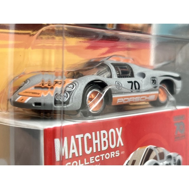 Porsche(ポルシェ)のマッチボックス 70周年 コレクターズ ポルシェ 910 PORSCHE エンタメ/ホビーのおもちゃ/ぬいぐるみ(ミニカー)の商品写真